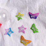 12 Pc Twinkling Butterflies Hair Clips