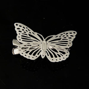 Golden Girl Butterfly Hair Clips