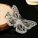 Golden Girl Butterfly Hair Clips