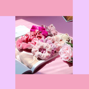 12 Pc Favorite Season Velvet Scrunchies